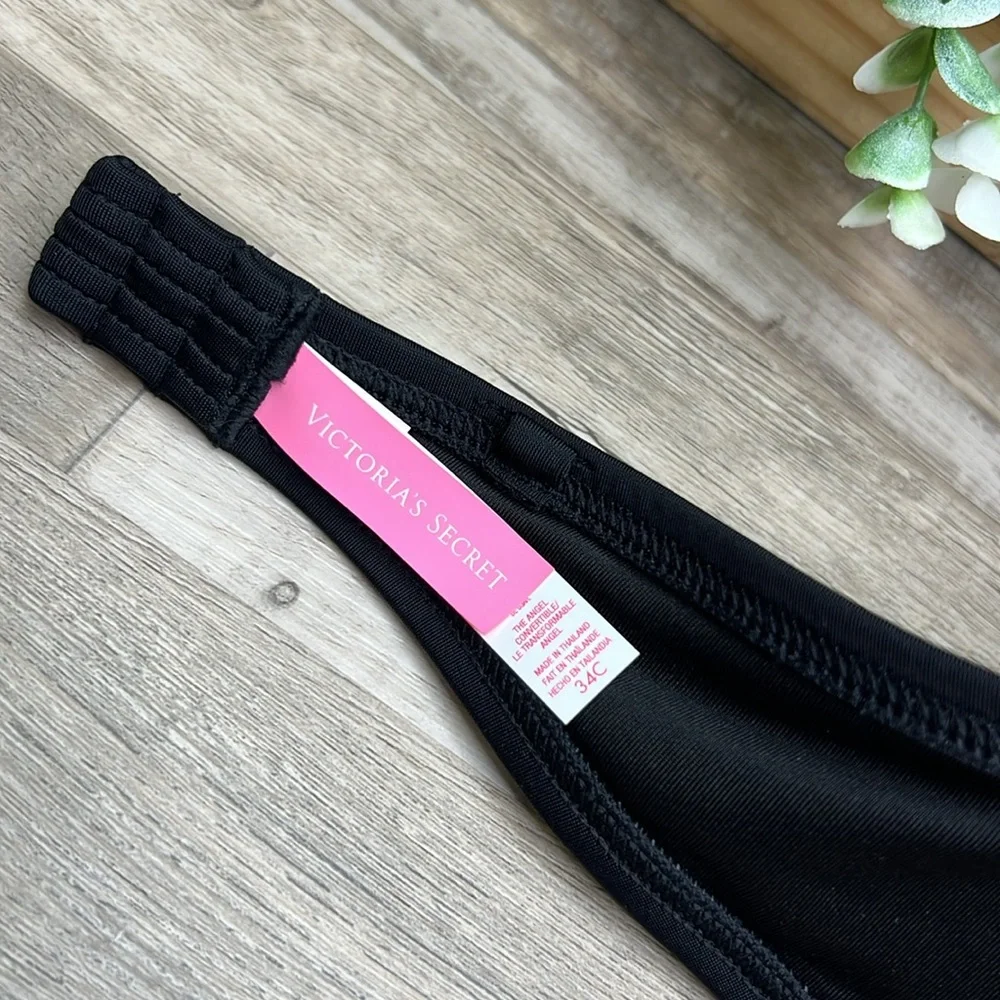 Victoria’s Secret Black Bra Bikini Top 34C NEW - Picture 7 of 12